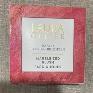 Laura Geller Marbleized Blush-N-Brighten - Pink and Gold Veining